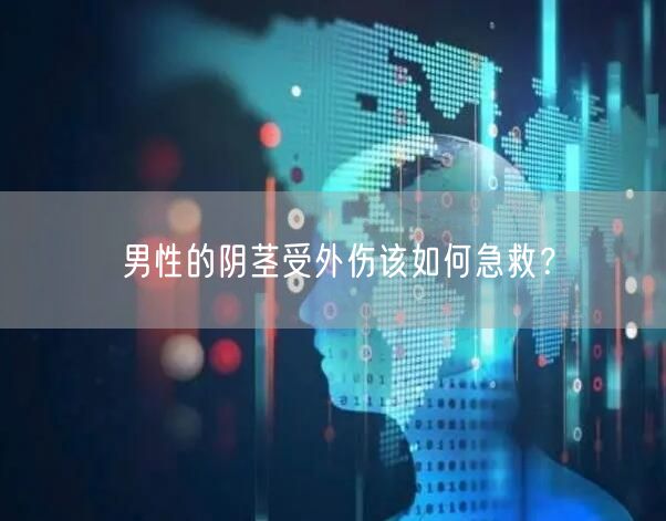 男性的阴茎受外伤该如何急救?